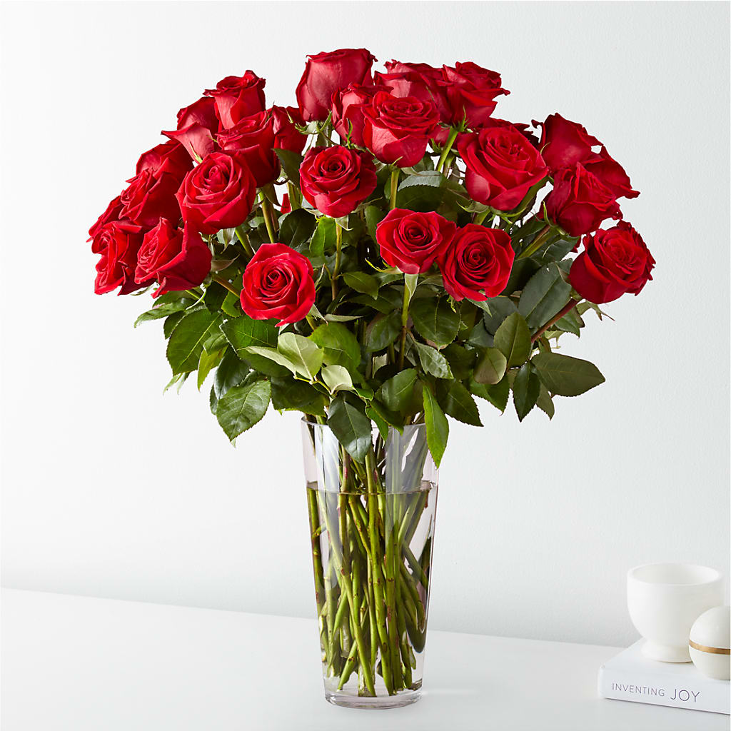 Long Stem Red Rose Bouquet – Just Bloom, Elk Grove CA