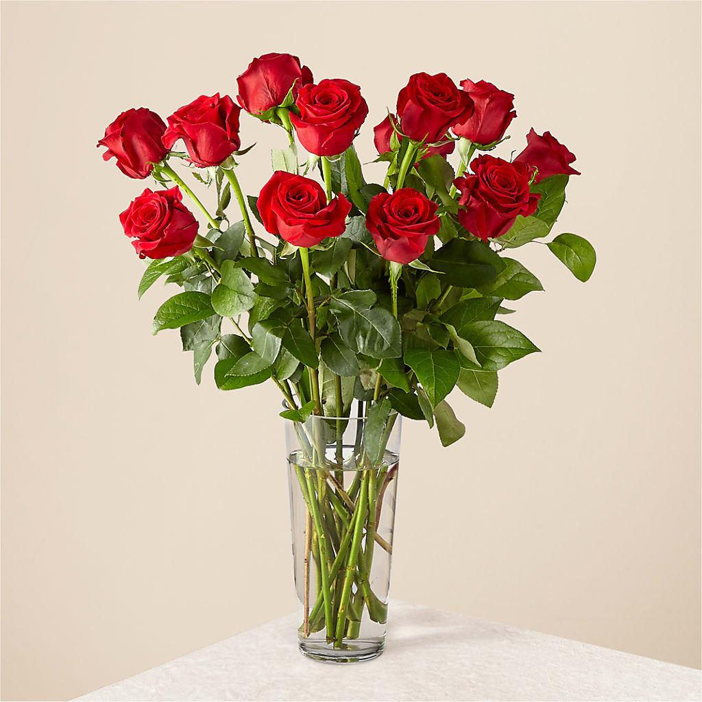 Long Stem Red Rose Bouquet – Just Bloom, Elk Grove CA