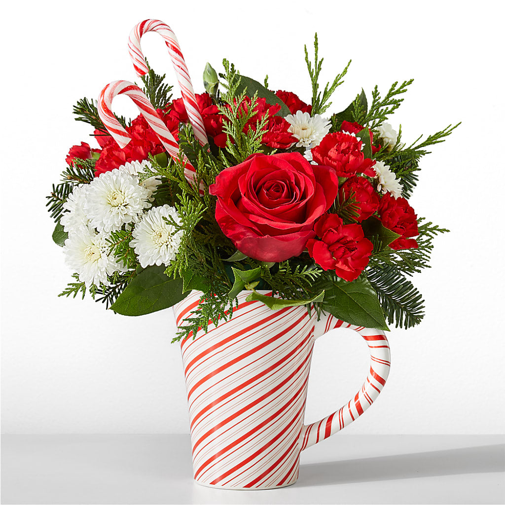 Peppermint Swirl Mug – Just Bloom, Elk Grove CA