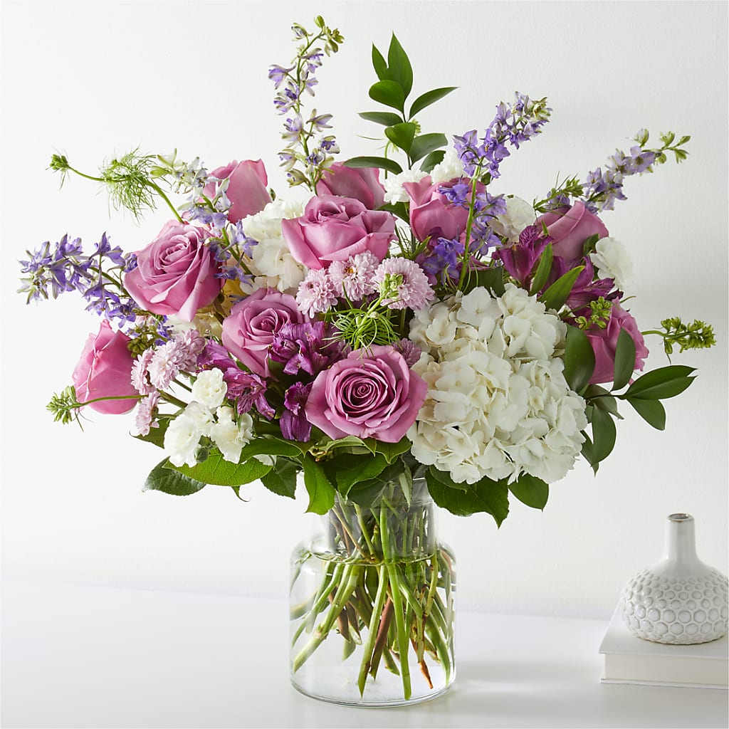 Violet Caress Bouquet – Just Bloom, Elk Grove CA