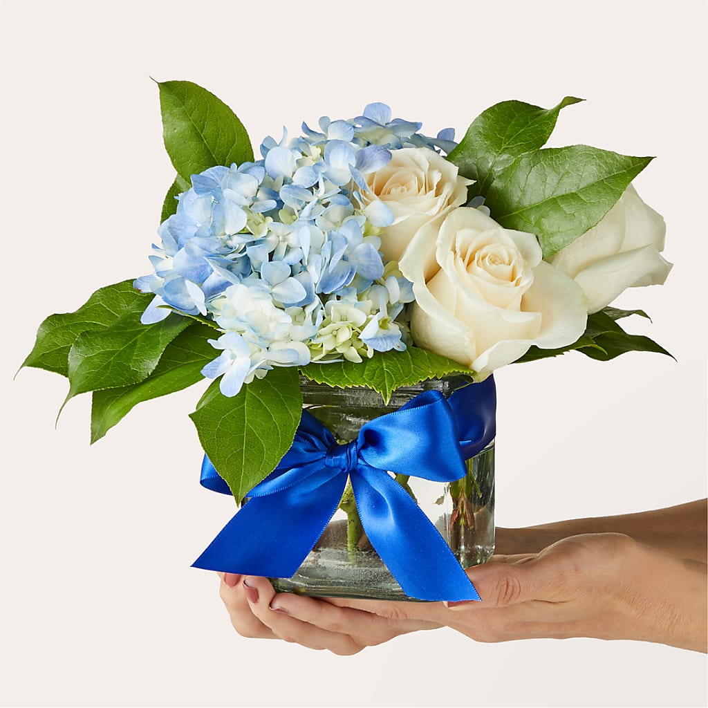 Sky Blue Delight Bouquet – Just Bloom, Elk Grove CA