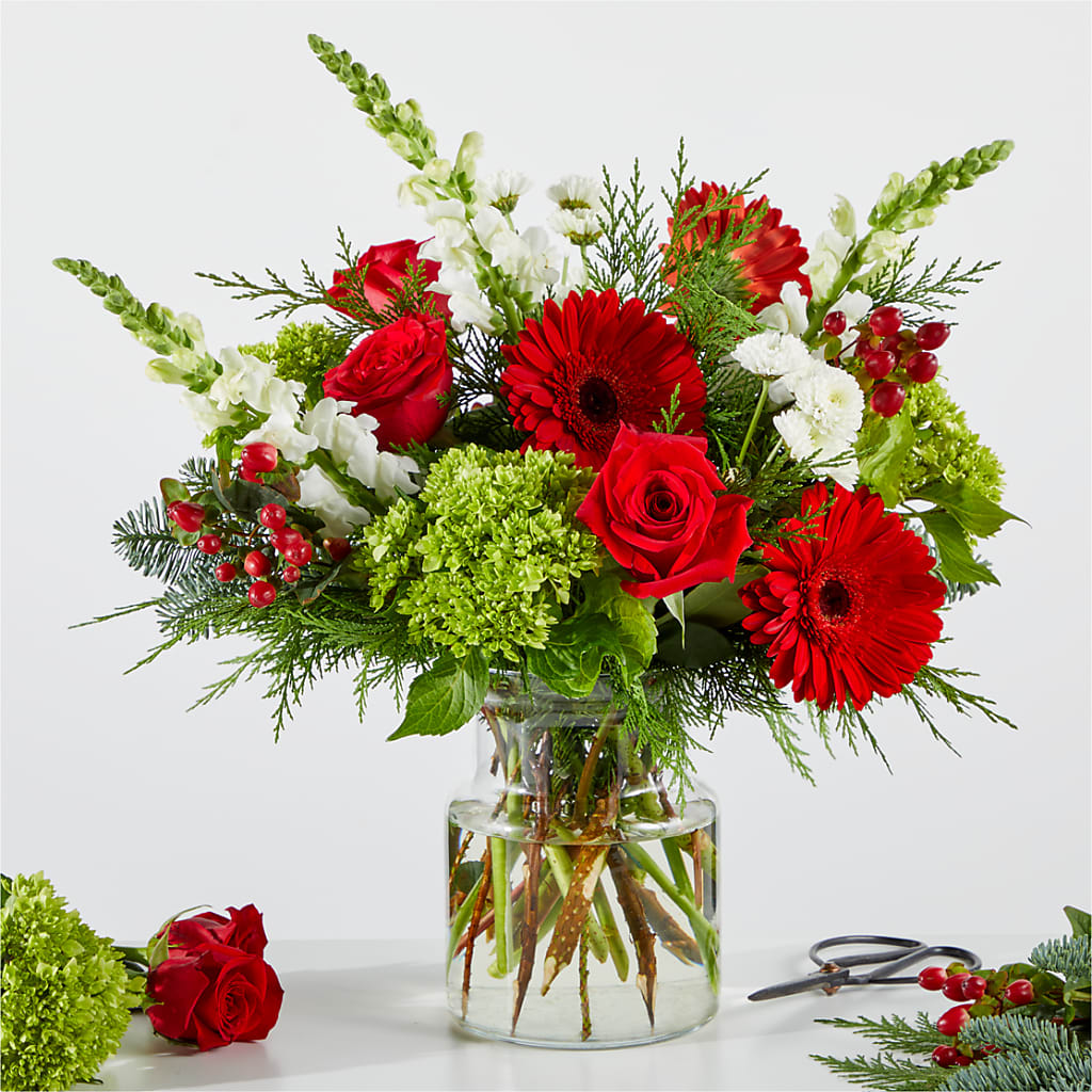 Merry Moment Bouquet – A Florist Original – Just Bloom, Elk Grove CA