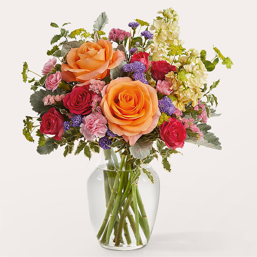 Tangerine Tango Bouquet – Just Bloom, Elk Grove CA