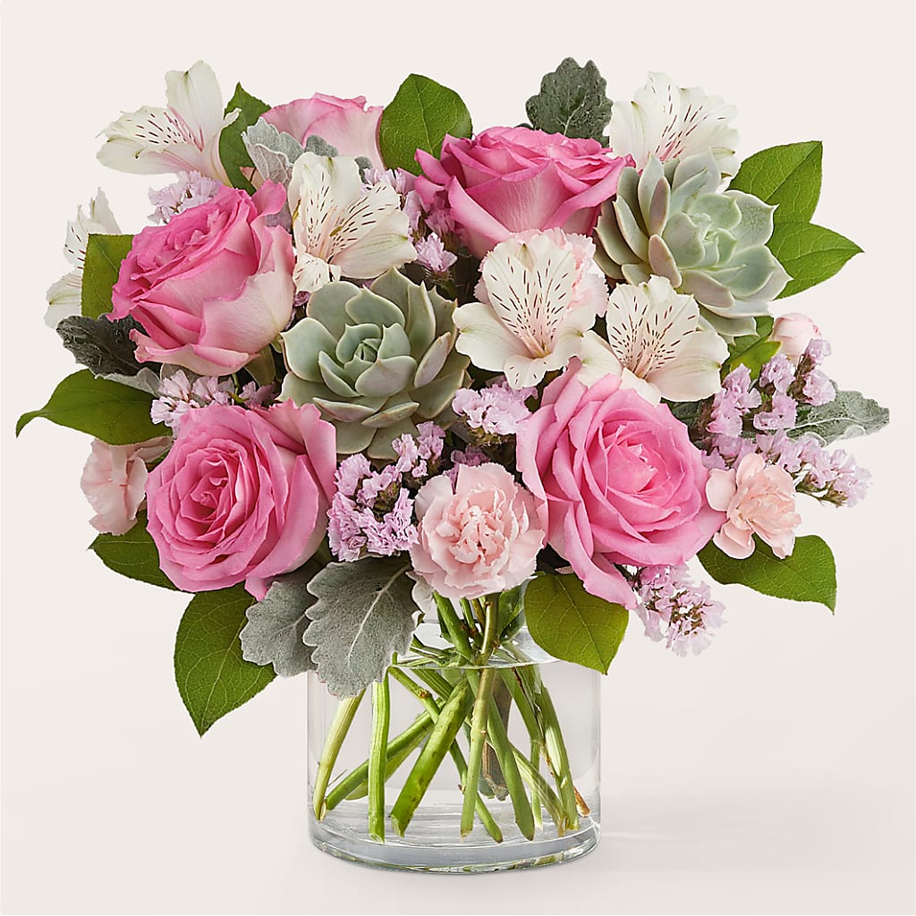 Dusty Rose Bouquet – Just Bloom, Elk Grove CA