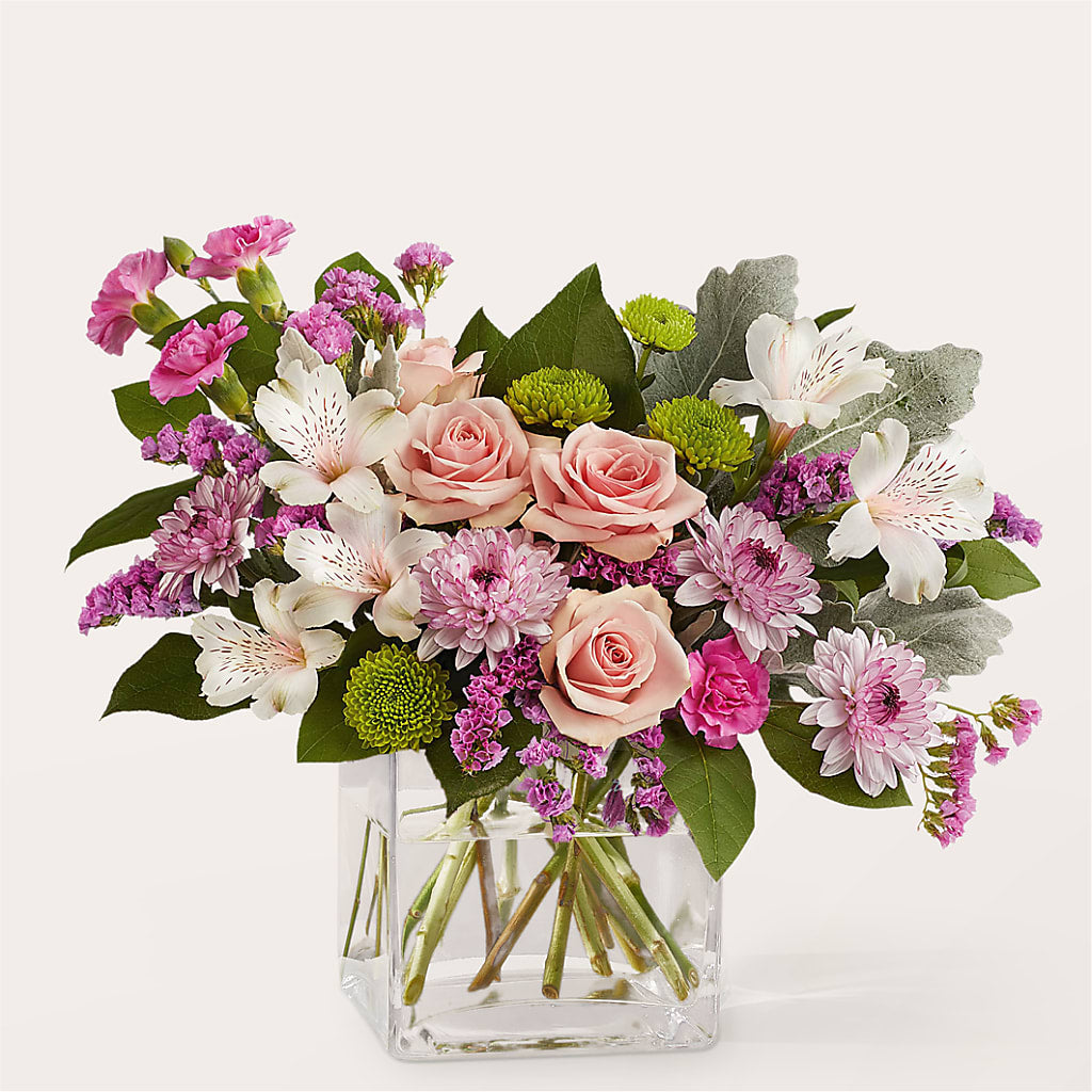 Pink Suede Bouquet – Just Bloom, Elk Grove CA