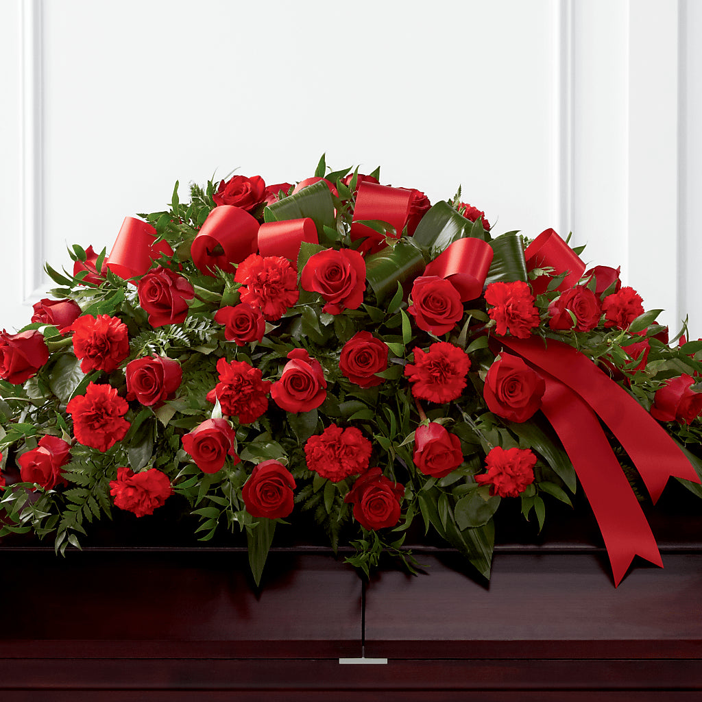 Tribute of Life Casket Spray – Just Bloom, Elk Grove CA