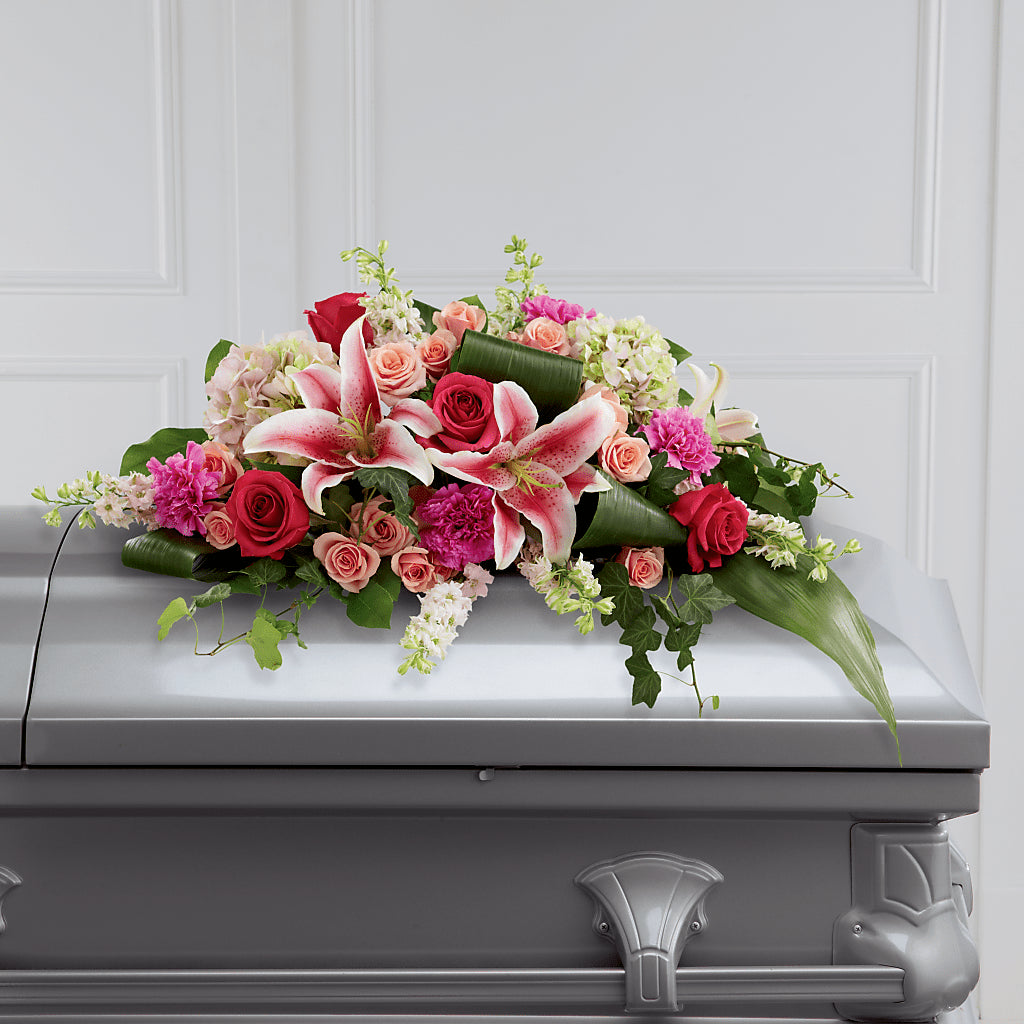 Splendid Grace Casket Spray – Just Bloom, Elk Grove CA