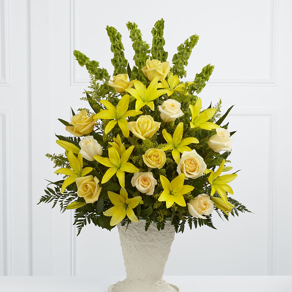 Golden Memories Arrangement – Just Bloom, Elk Grove CA