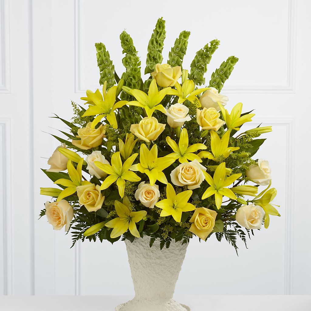 Golden Memories Arrangement – Just Bloom, Elk Grove CA