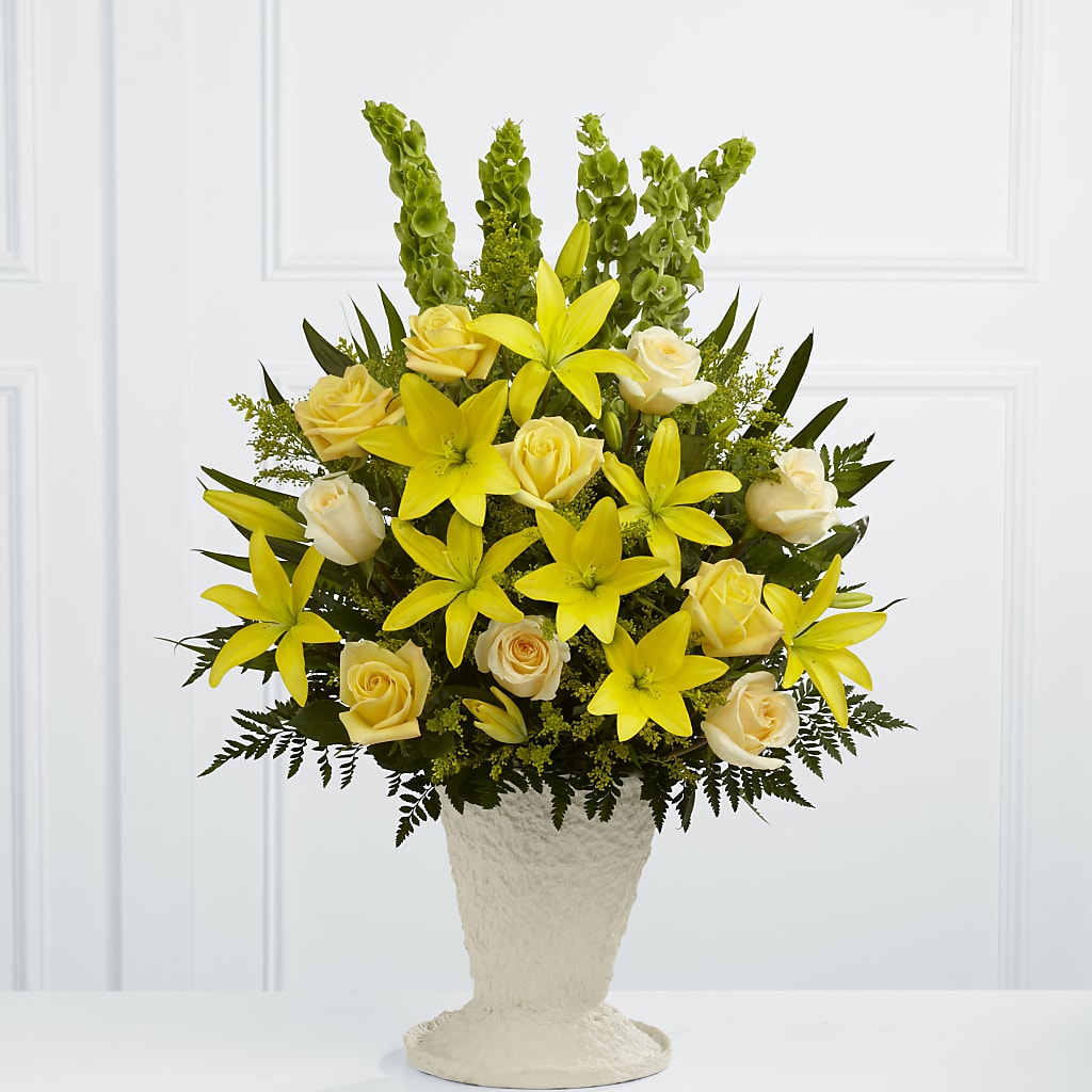 Golden Memories Arrangement – Just Bloom, Elk Grove CA