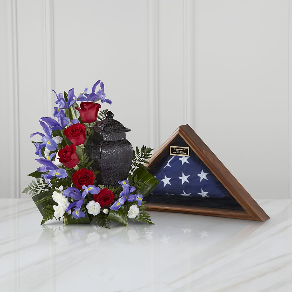 Patriotic Tribute Arrangement – Just Bloom, Elk Grove CA