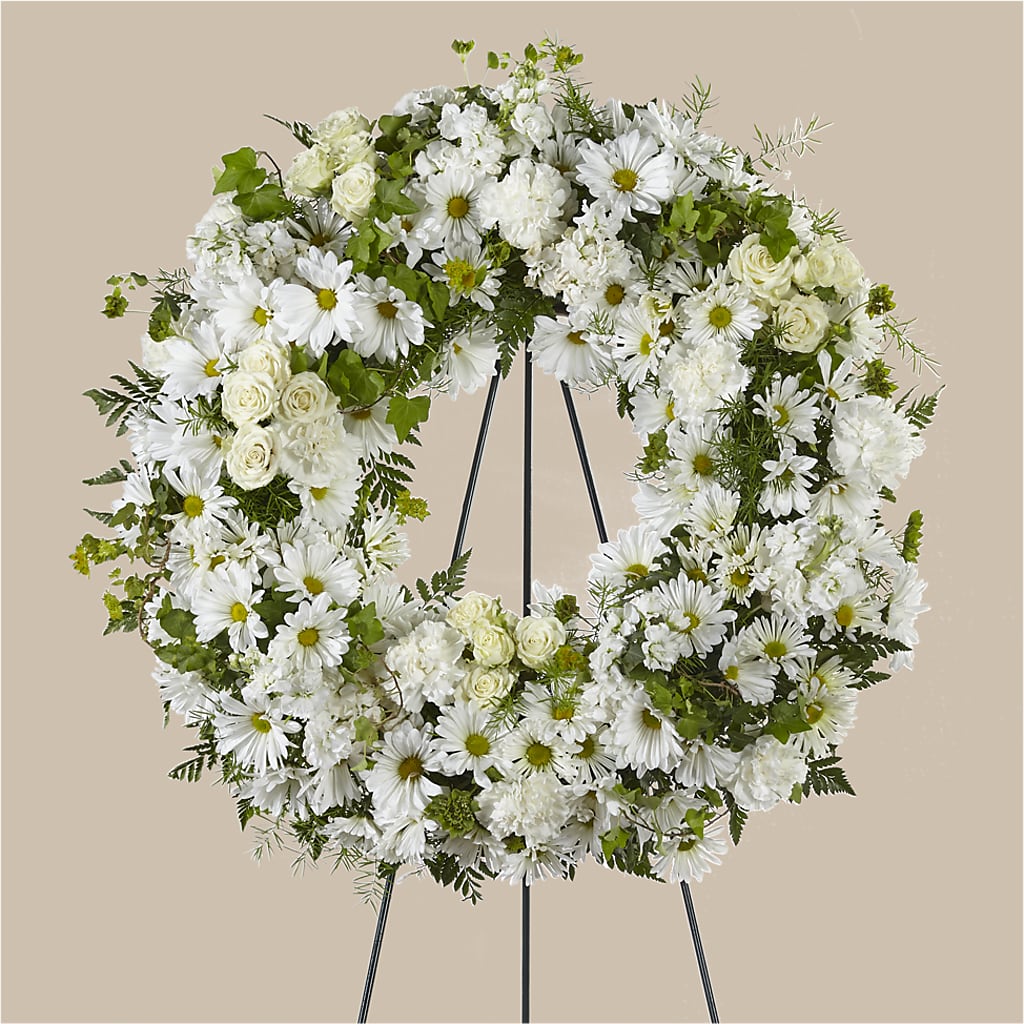 Faithful Wishes Wreath – Just Bloom, Elk Grove CA