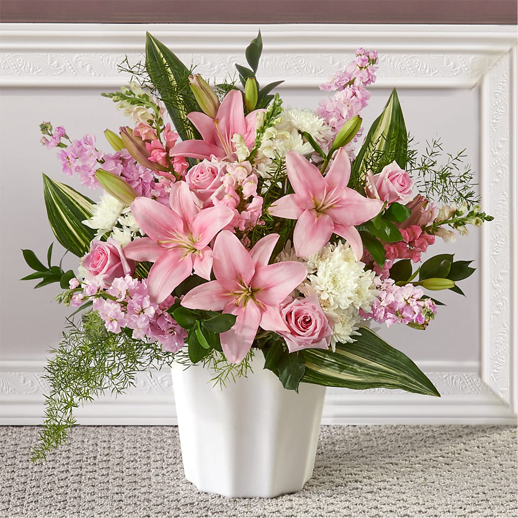 Simply Serene Floor Basket – Just Bloom, Elk Grove CA