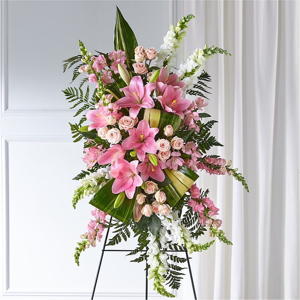 Elegant Embrace Standing Spray – Just Bloom, Elk Grove CA