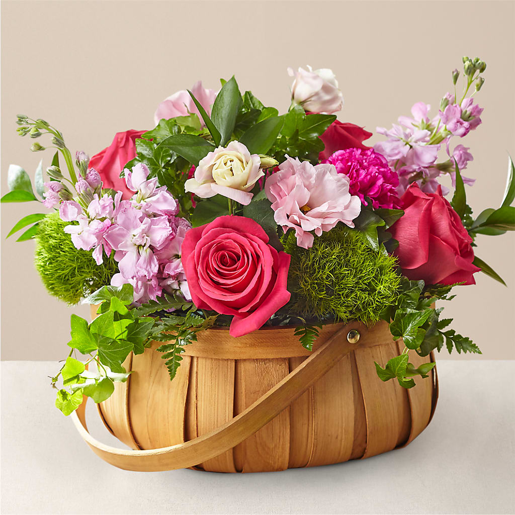 Radiance in Bloom Basket – Just Bloom, Elk Grove CA
