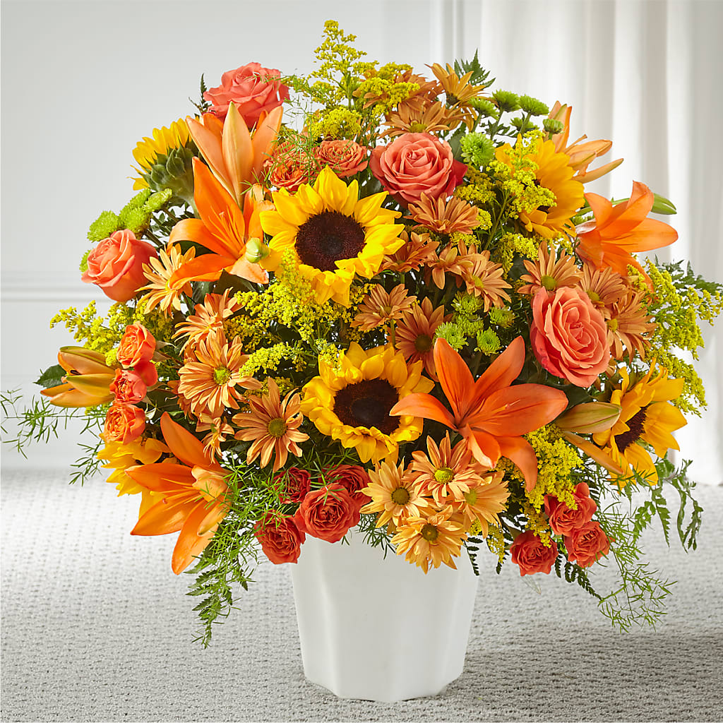 Harvest Thoughts Floor Basket – Just Bloom, Elk Grove CA