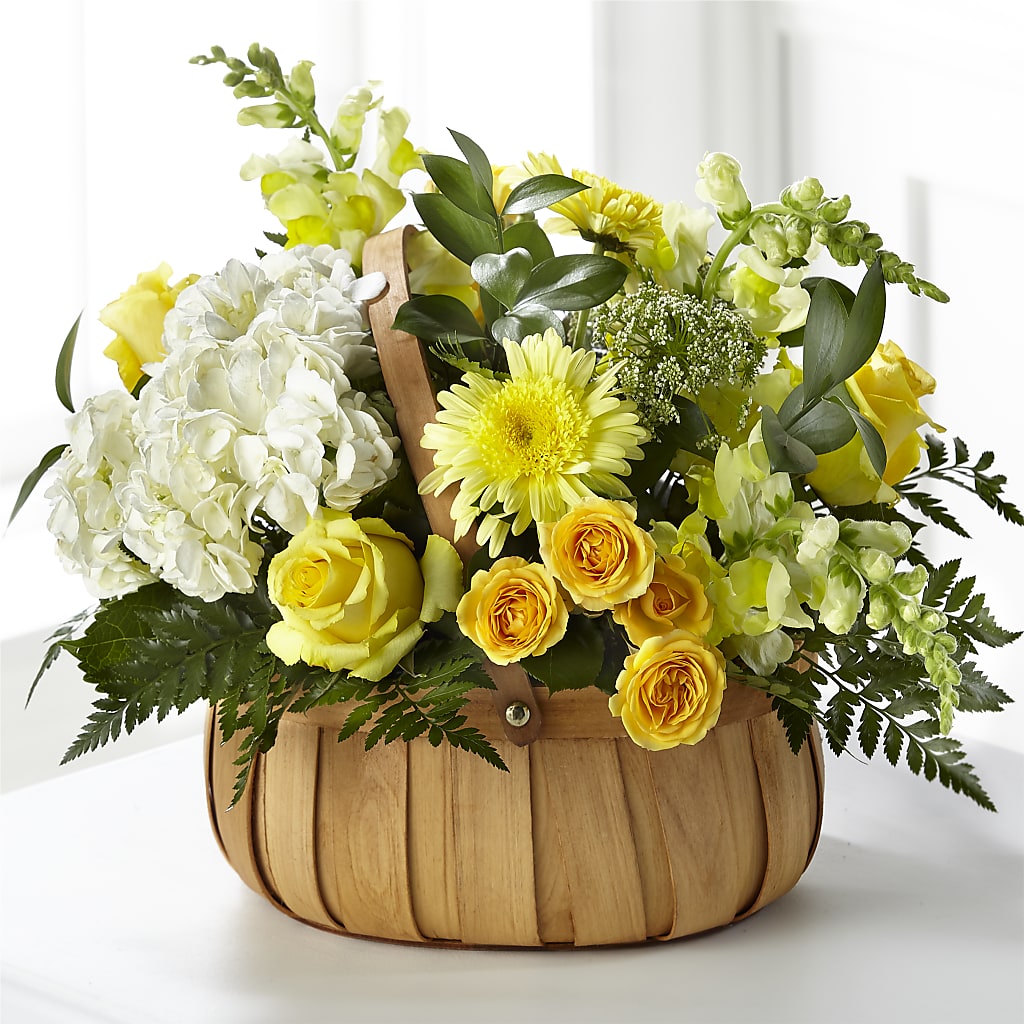Rustic Remembrance Basket – Just Bloom, Elk Grove CA