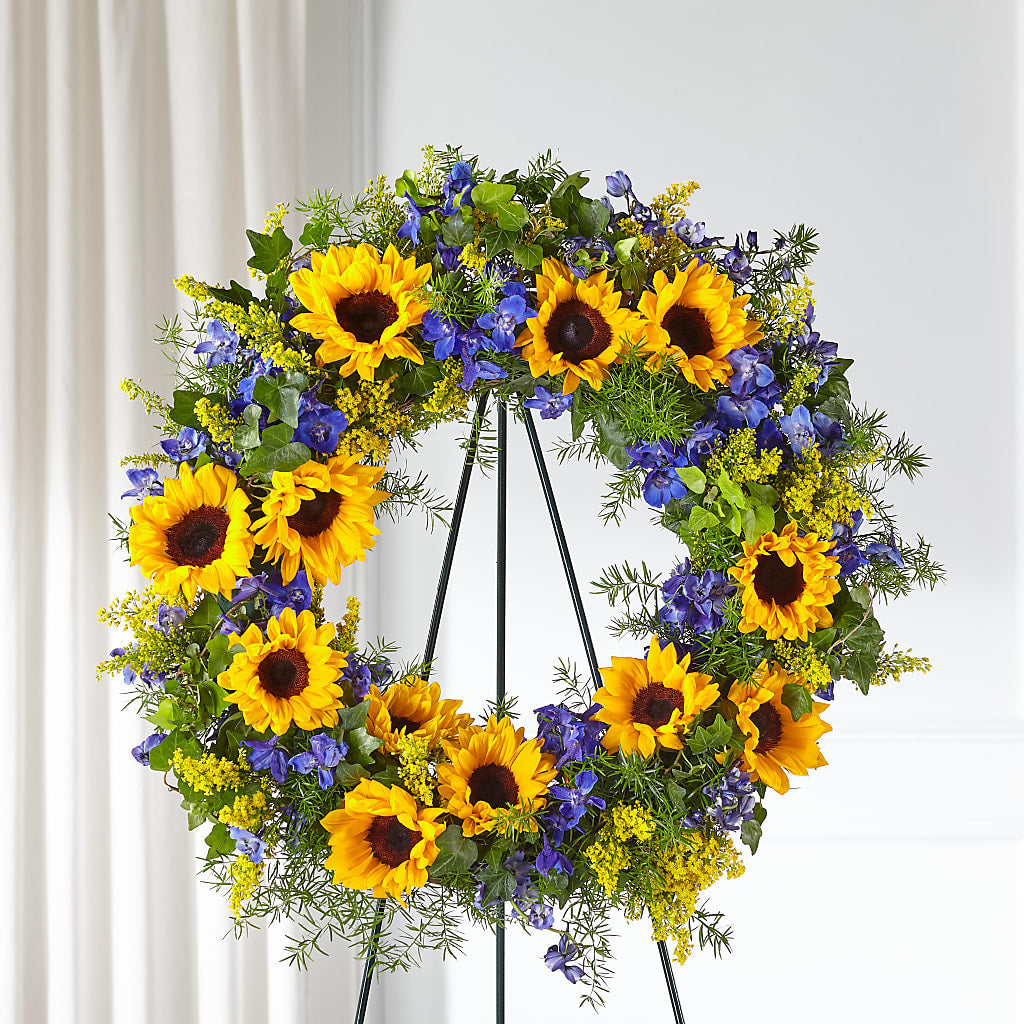 Bright Rays Wreath – Just Bloom, Elk Grove CA