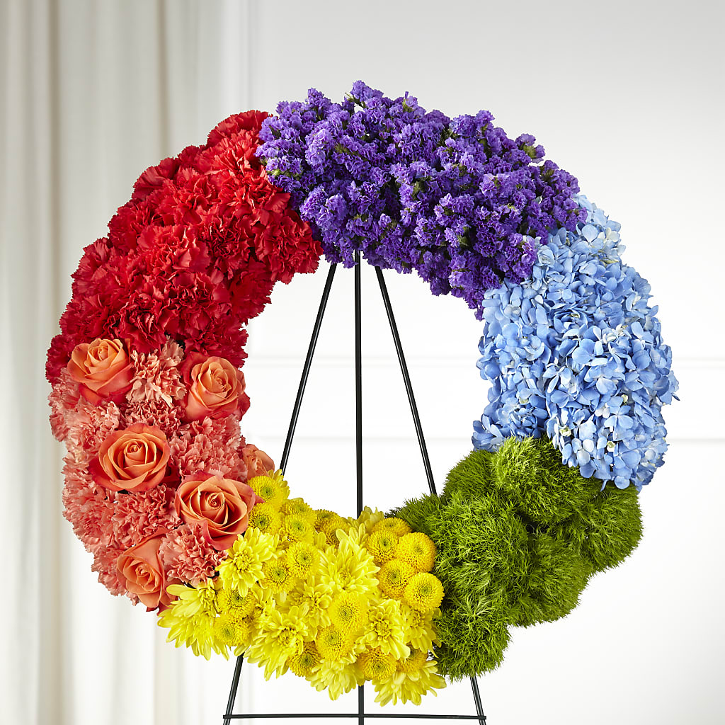 Circle of Love Wreath – Just Bloom, Elk Grove CA