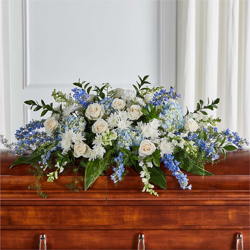 Timeless Essence Casket Spray – Just Bloom, Elk Grove CA