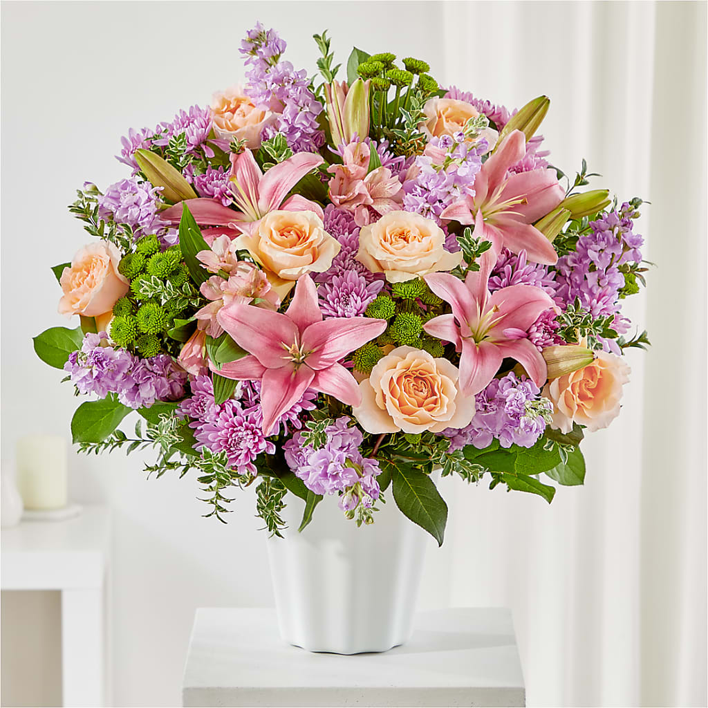 Supportive Embrace Tabletop Basket – Just Bloom, Elk Grove CA