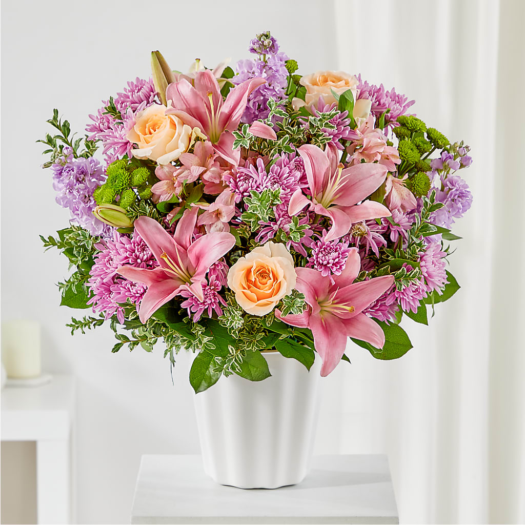 Supportive Embrace Tabletop Basket – Just Bloom, Elk Grove CA