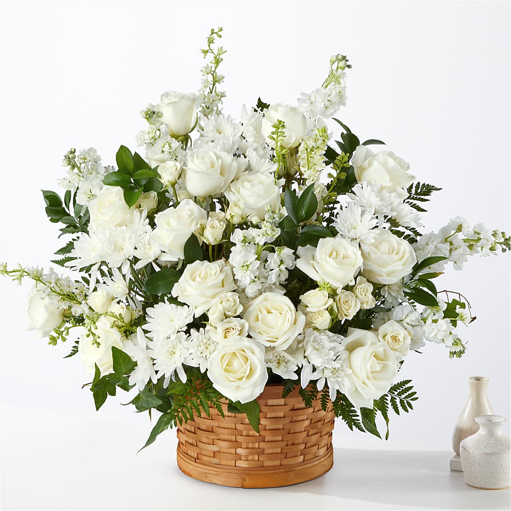 Heartfelt Condolences Arrangement – Just Bloom, Elk Grove CA