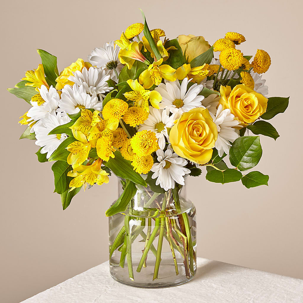Sunny Sentiments Bouquet – Just Bloom, Elk Grove CA
