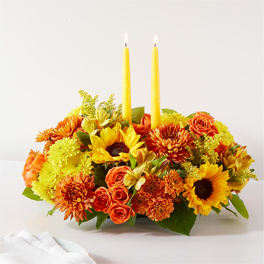 Autumn Harmony Centerpiece – Just Bloom, Elk Grove CA