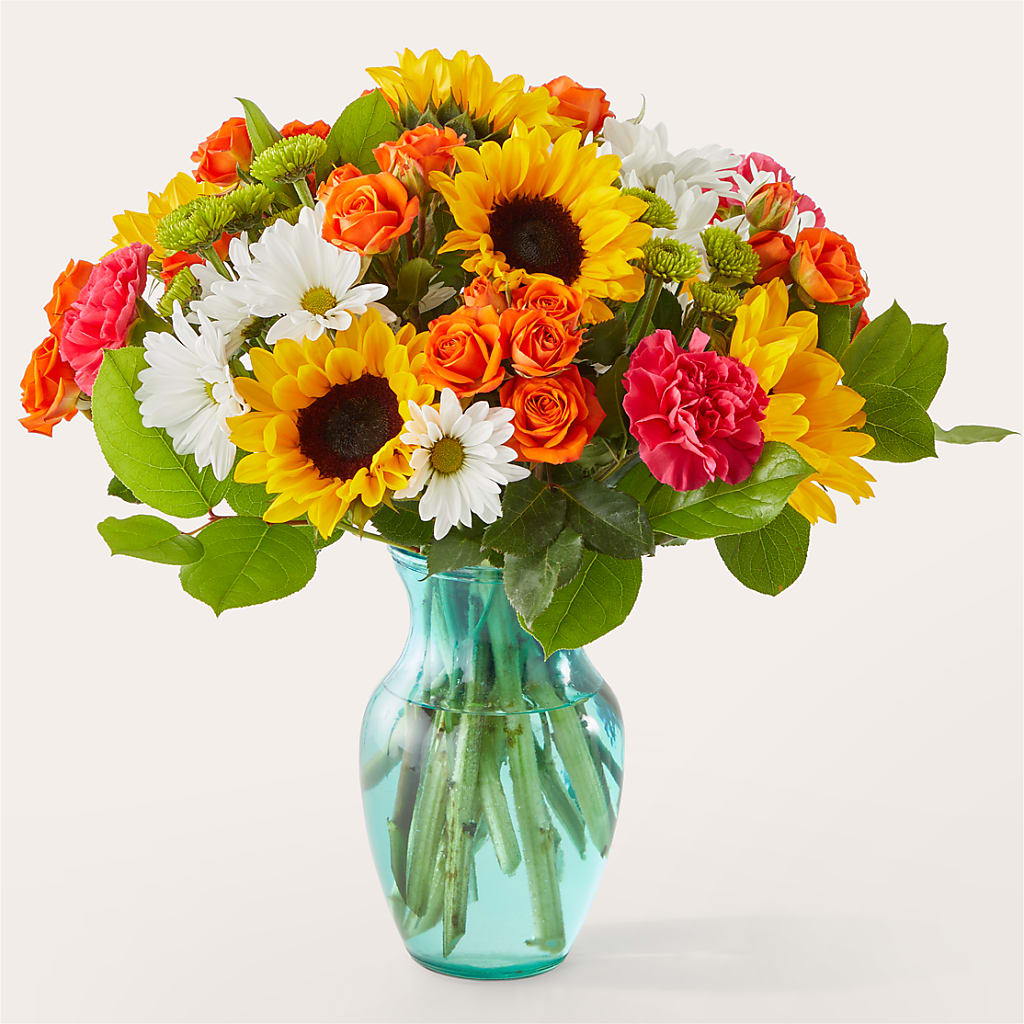 Sun-drenched Blooms Bouquet – Just Bloom, Elk Grove CA