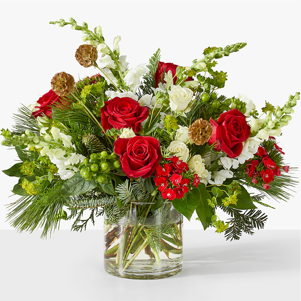Deck the Halls Bouquet – Just Bloom, Elk Grove CA