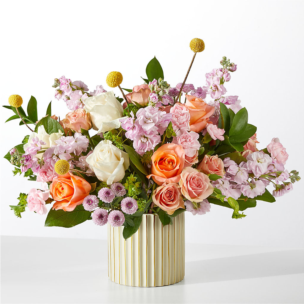 French Market Bouquet with Ivory Vase – Just Bloom, Elk Grove CA