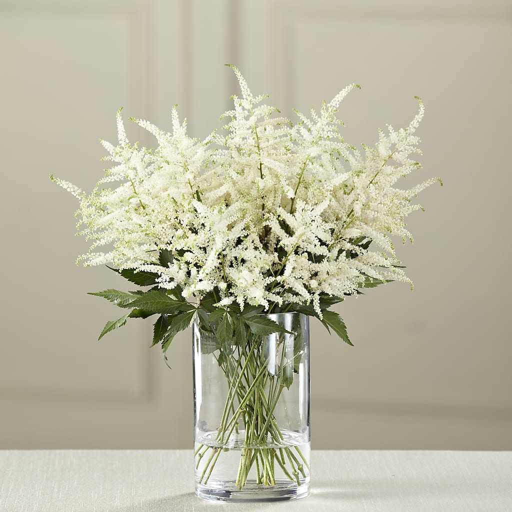 White Astilbe Bouquet – Just Bloom, Elk Grove CA