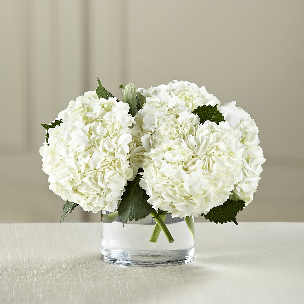 White Hydrangea Bouquet – Just Bloom, Elk Grove CA