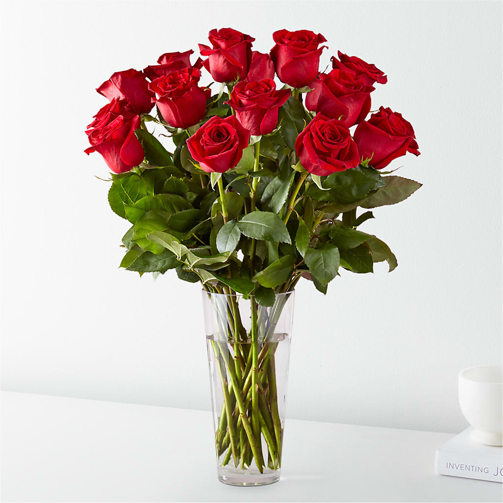 Long Stem Red Rose Bouquet –  Just Bloom, Elk Grove CA