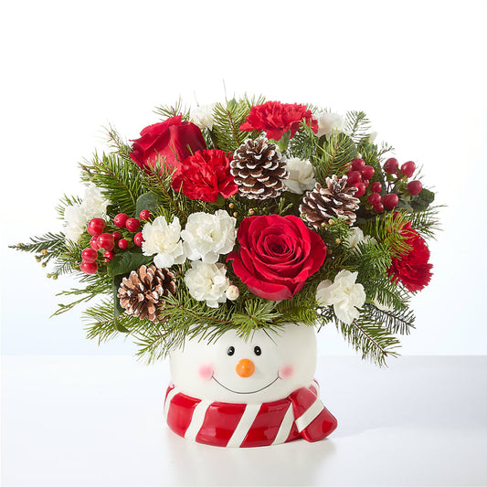 Jolly Snowman Bouquet –  Just Bloom, Elk Grove CA