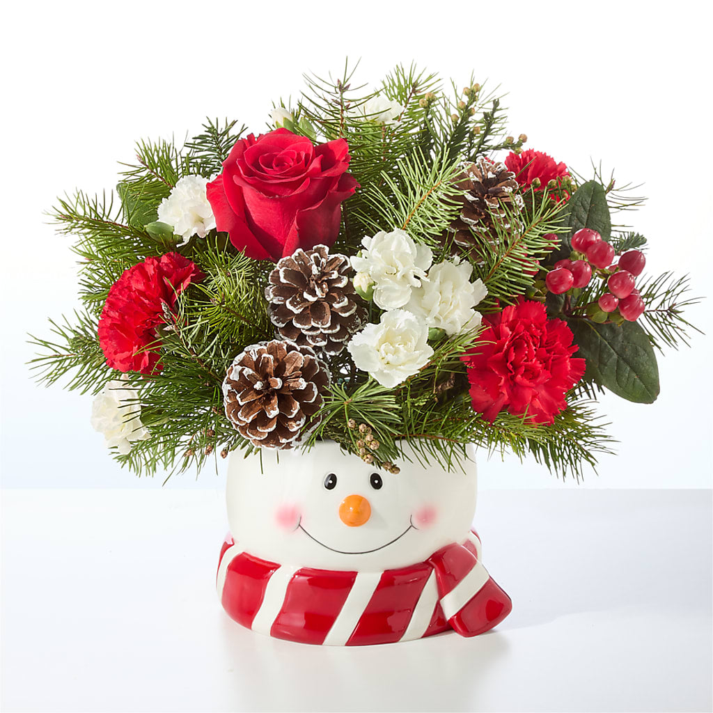 Jolly Snowman Bouquet –  Just Bloom, Elk Grove CA