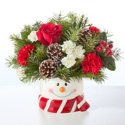 Jolly Snowman Bouquet –  Just Bloom, Elk Grove CA