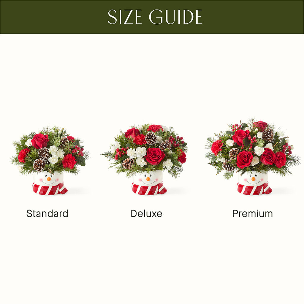 Jolly Snowman Bouquet –  Just Bloom, Elk Grove CA