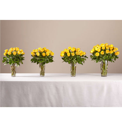 Long Stem Yellow Rose Bouquet –  Just Bloom, Elk Grove CA