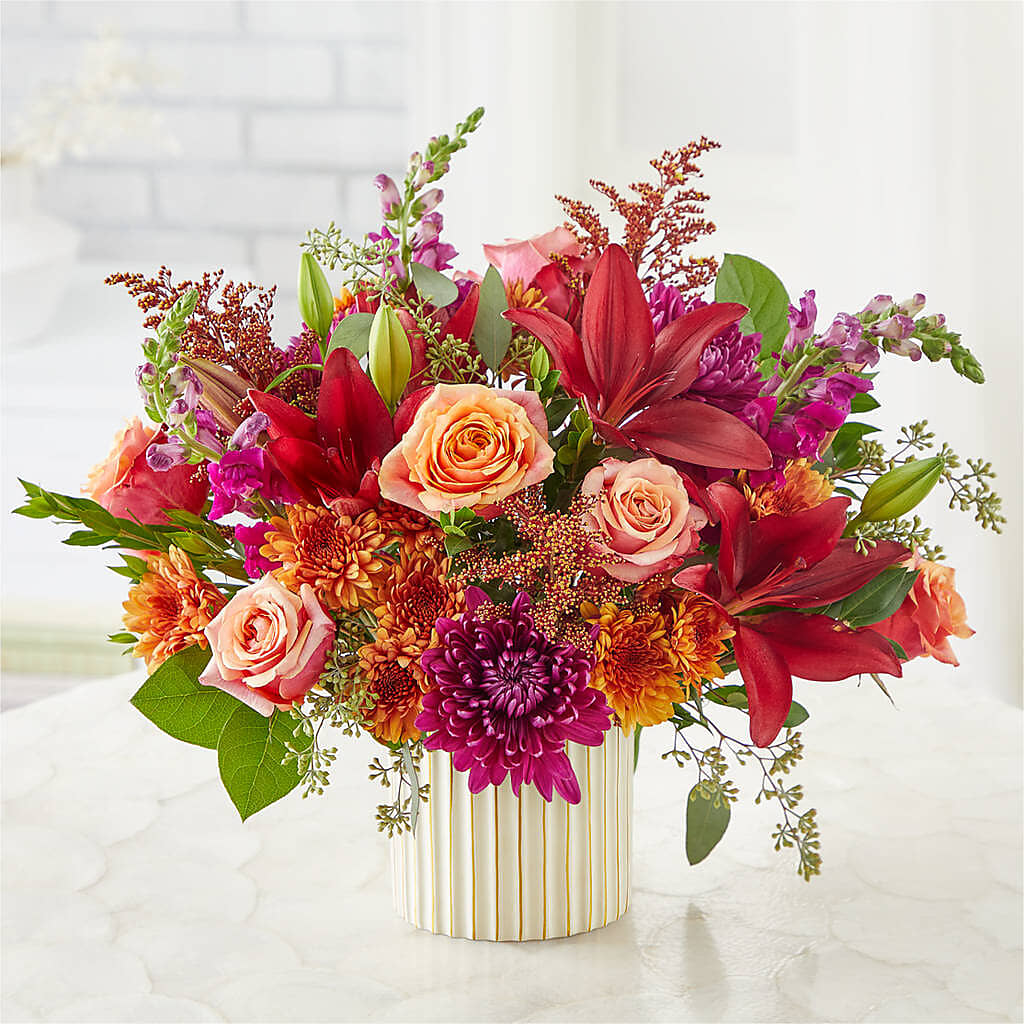 Burgundy Landscape Bouquet –  Just Bloom, Elk Grove CA