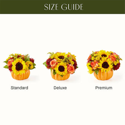 Golden Gourd Pumpkin Bouquet –  Just Bloom, Elk Grove CA