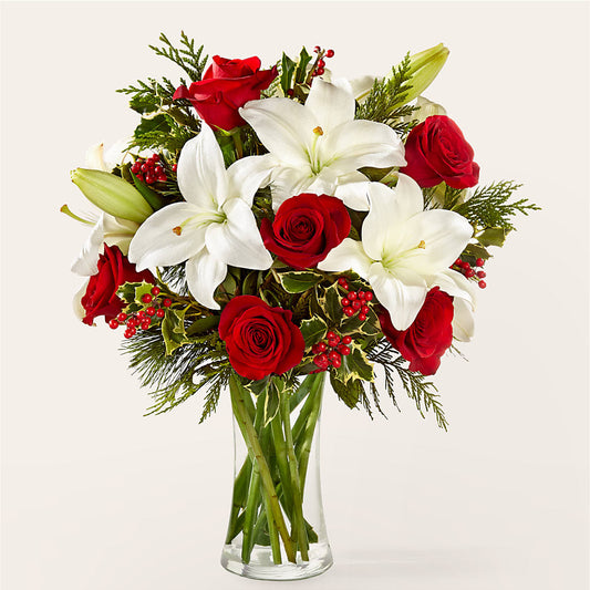 Sparkling Snowflakes Bouquet –  Just Bloom, Elk Grove CA