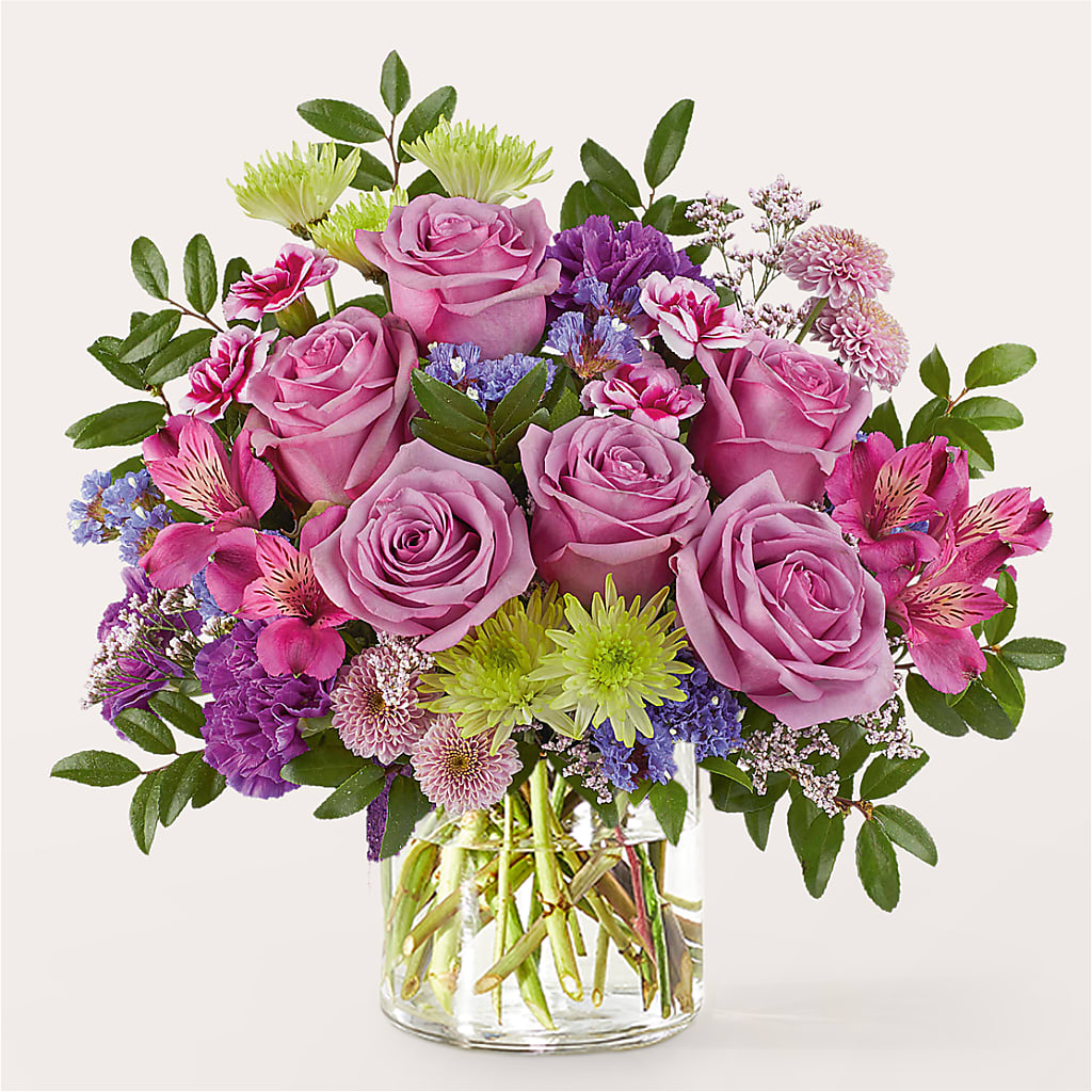 Glass Half Full Bouquet –  Just Bloom, Elk Grove CA