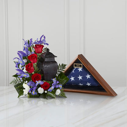 Patriotic Tribute Arrangement –  Just Bloom, Elk Grove CA