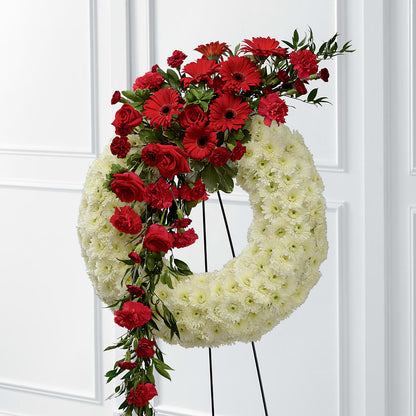 Graceful Tribute Wreath –  Just Bloom, Elk Grove CA