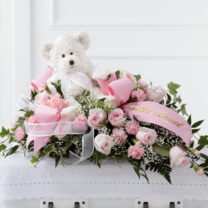 Touch of Sympathy Casket Spray –  Just Bloom, Elk Grove CA