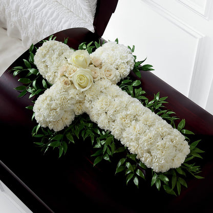 Peaceful Memories Casket Spray (Standard) –  Just Bloom, Elk Grove CA