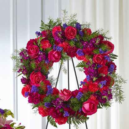 Calming Colors Wreath –  Just Bloom, Elk Grove CA