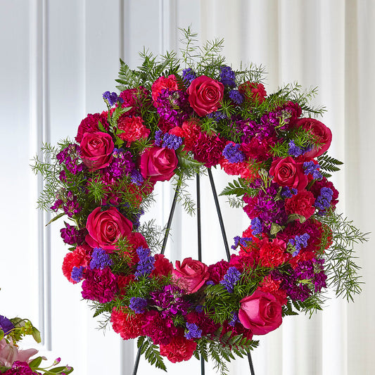 Calming Colors Wreath –  Just Bloom, Elk Grove CA